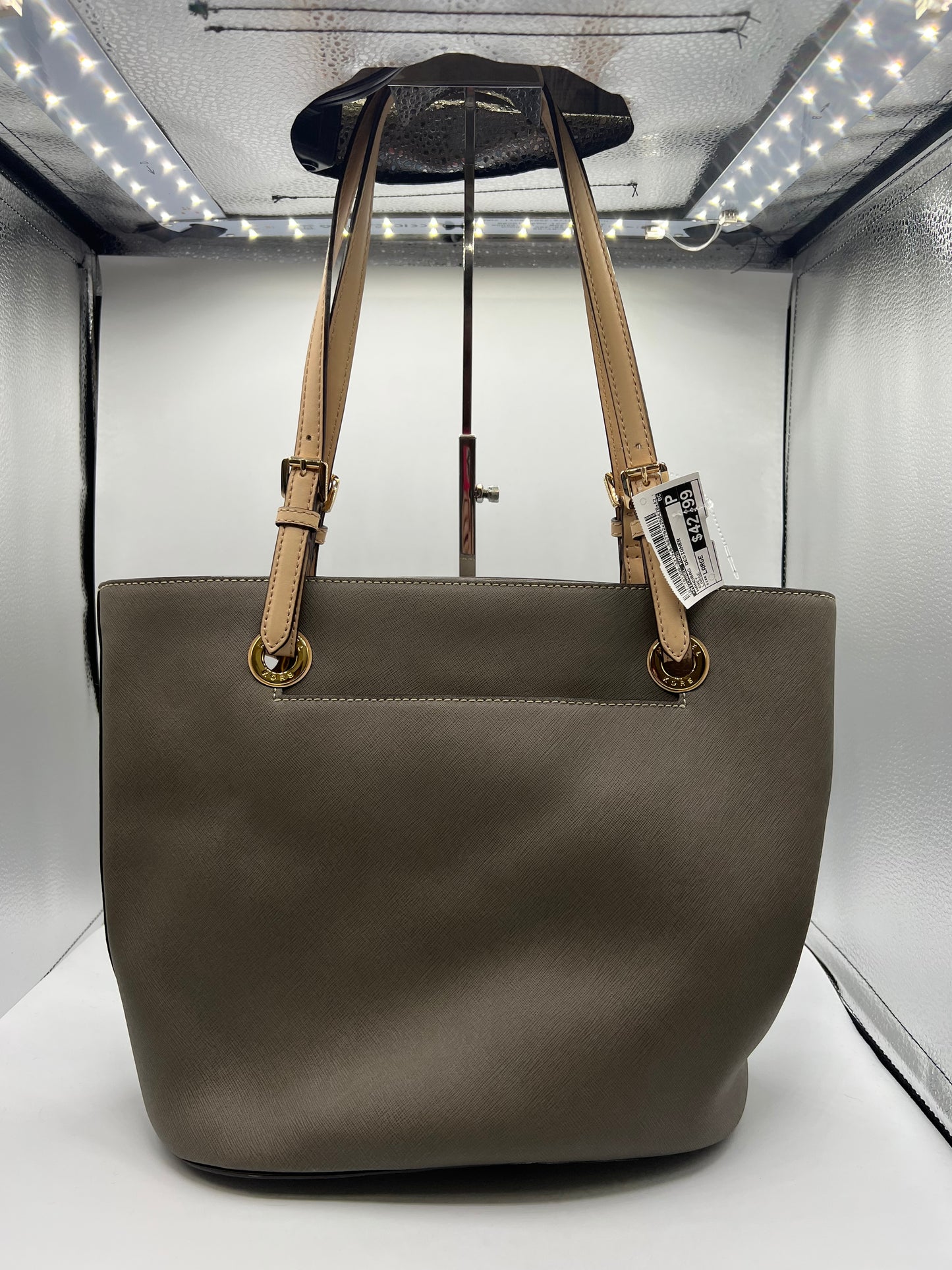 HANDBAG DESIGNER by MICHAEL KORS In GREY, Size: LARGE