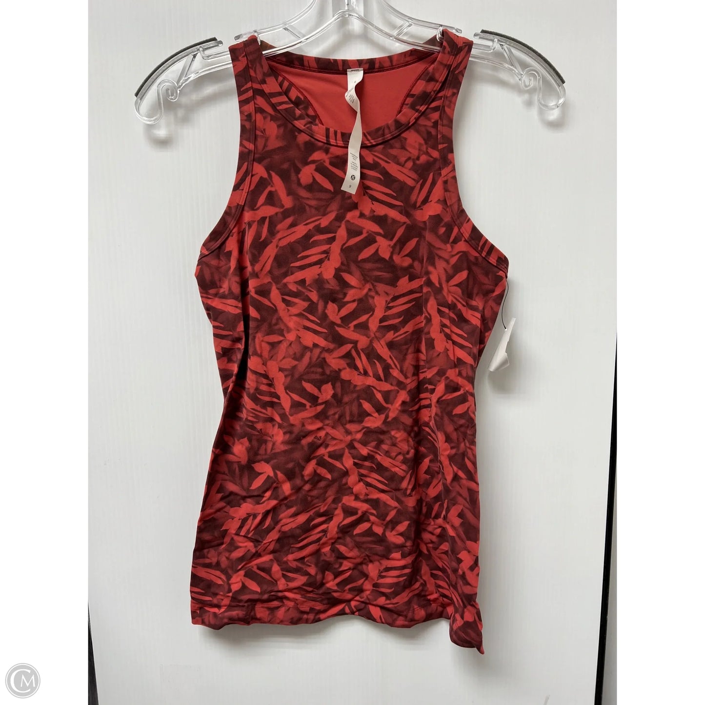 Athletic Tank Top By Lululemon In Red, Size: 6