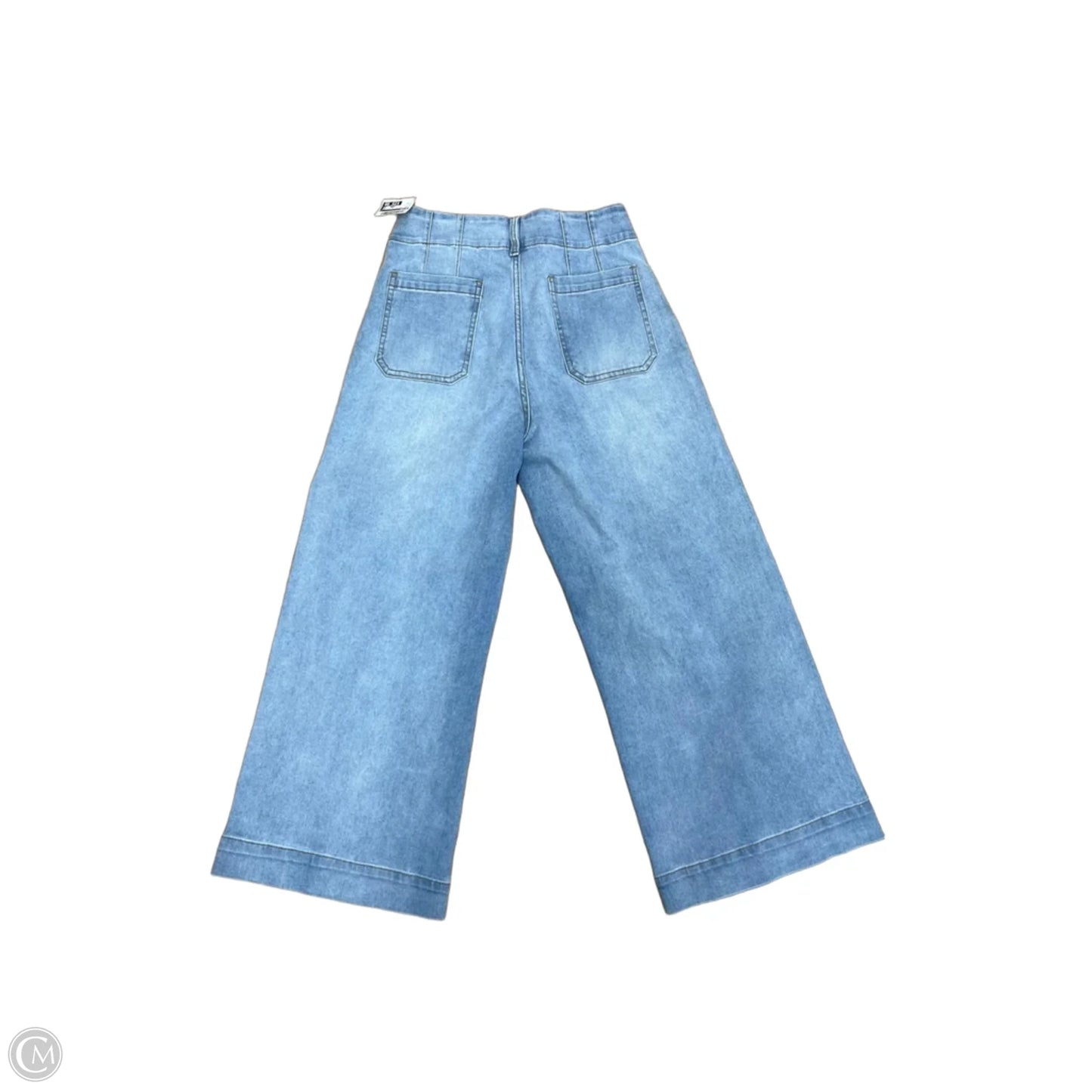 Jeans Wide Leg By Ee Some In Blue, Size: M