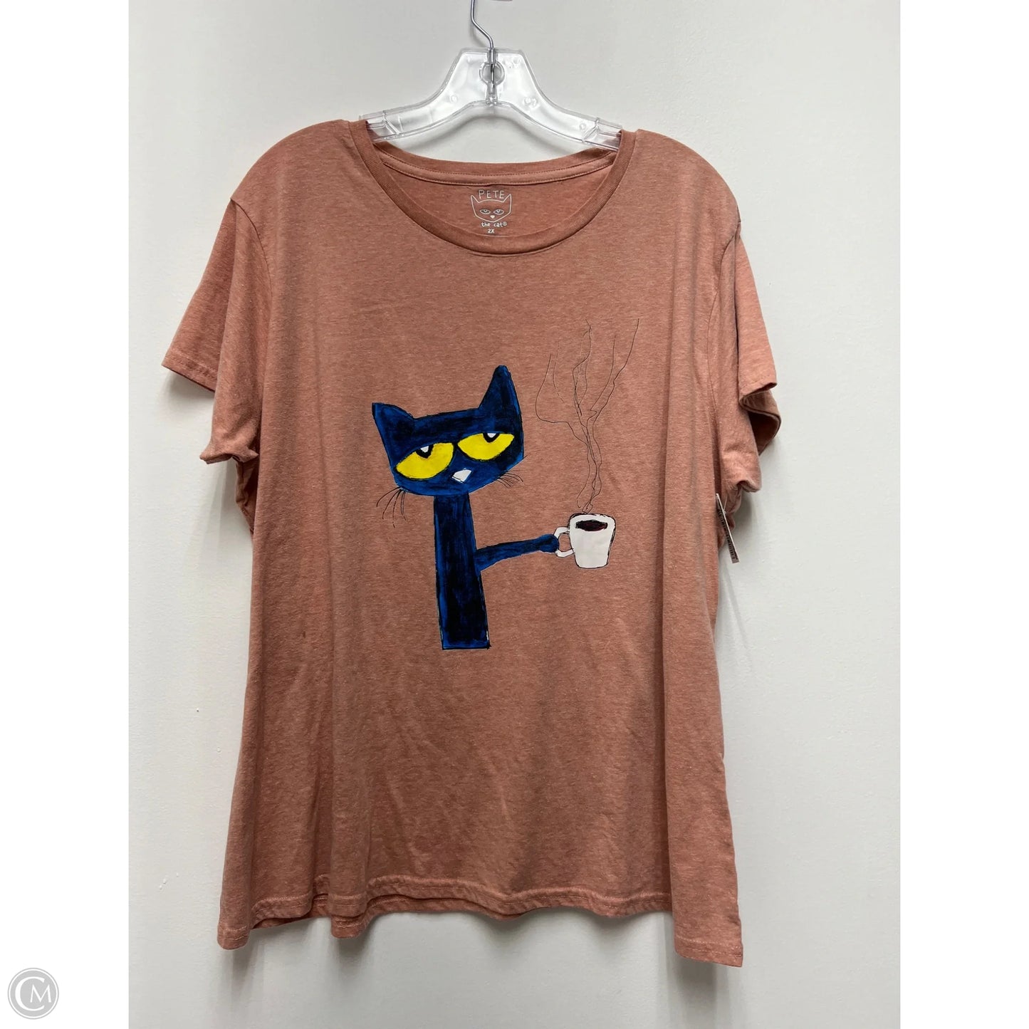 Top Short Sleeve By Clothes Mentor In Red, Size: 2x