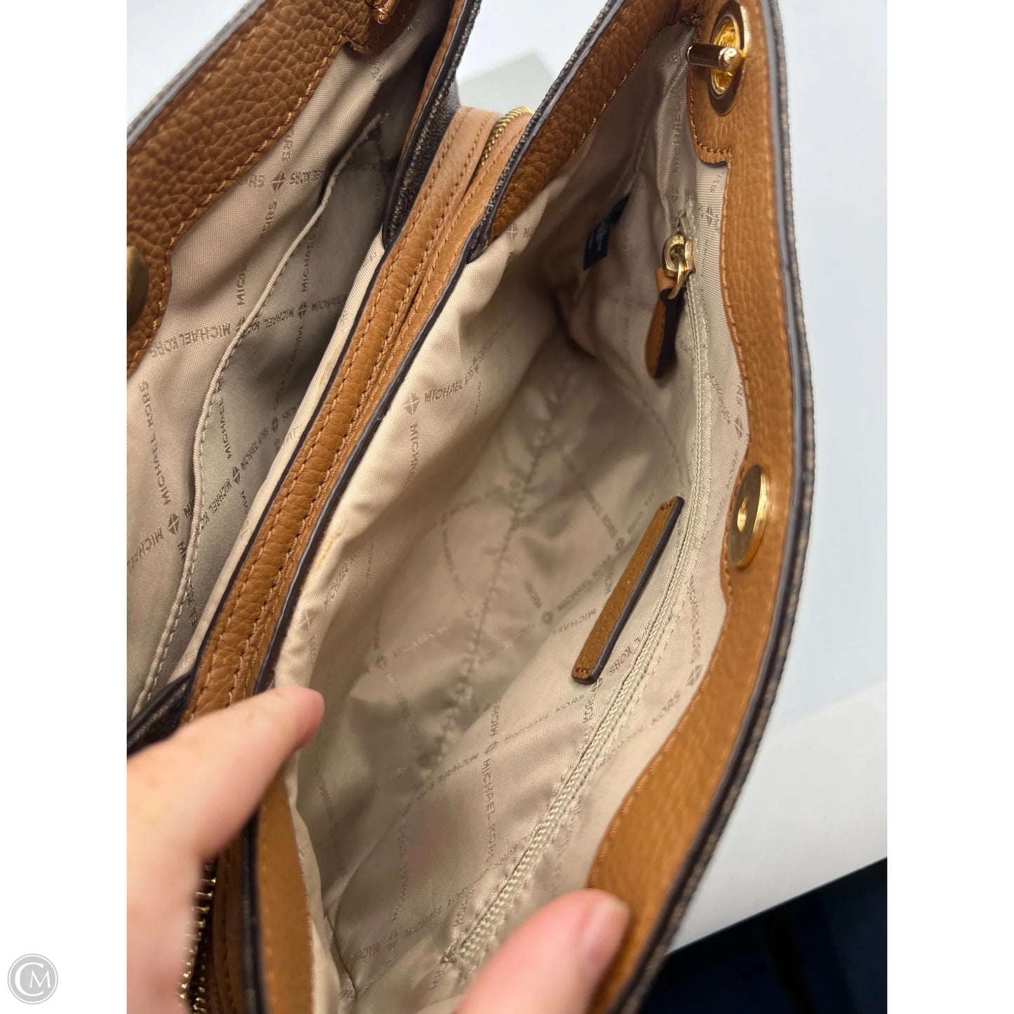 Crossbody Designer By Michael Kors, Size: Medium