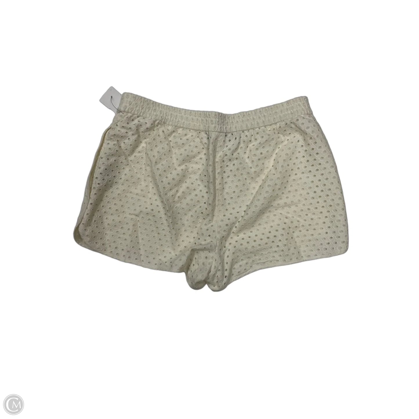 Shorts Designer By Diane Von Furstenberg In White, Size: 4