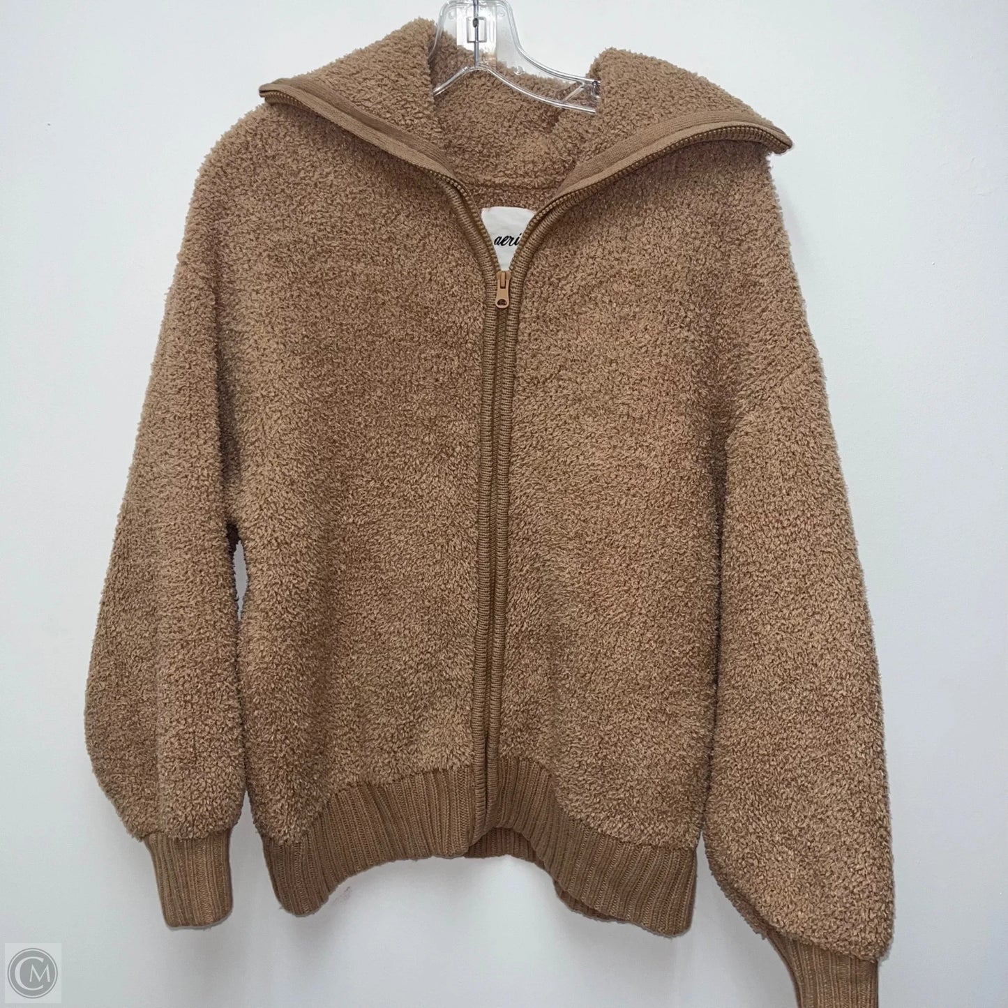 Jacket Faux Fur & Sherpa By Aerie In Tan, Size: M