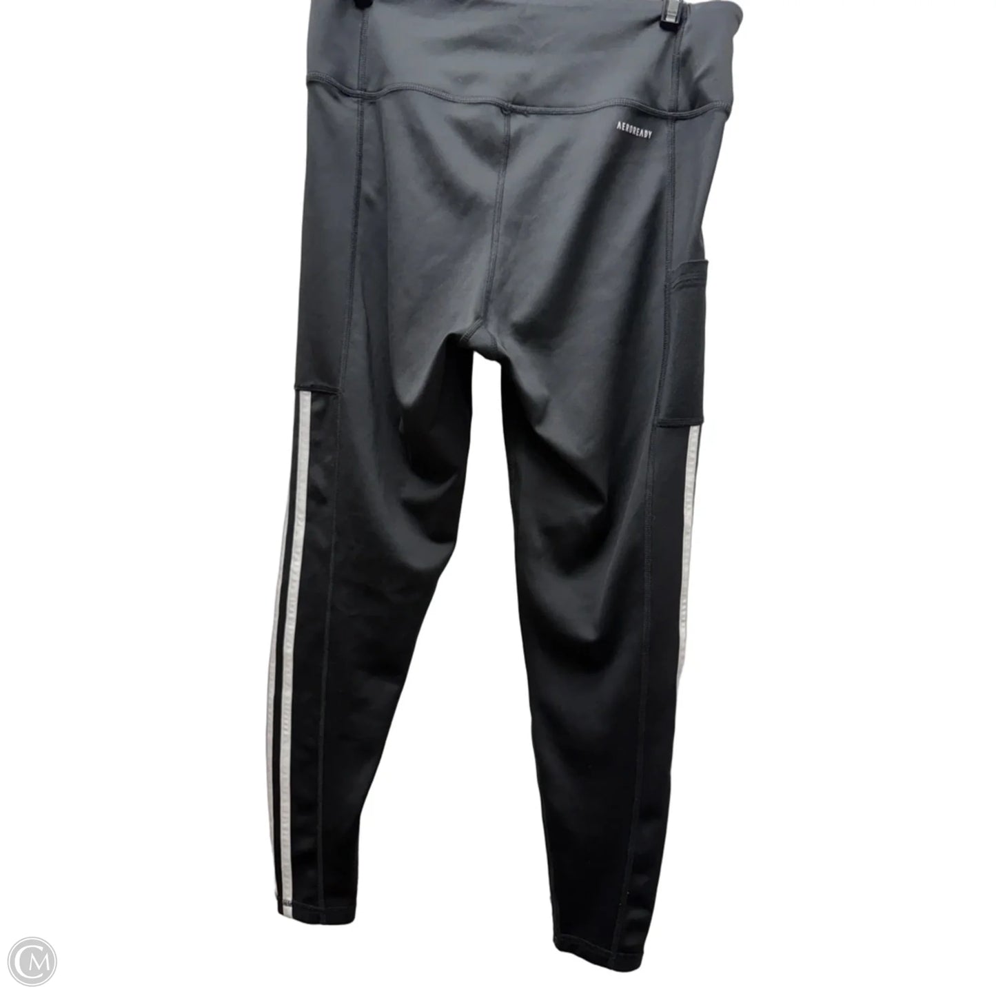 Athletic Leggings By Adidas In Black, Size: L
