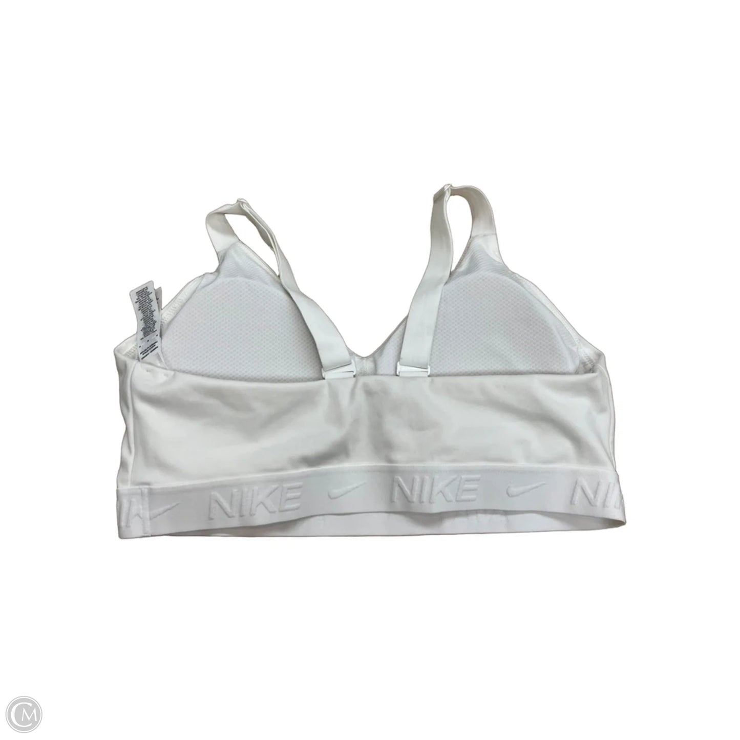 Athletic Bra By Nike In White, Size: M