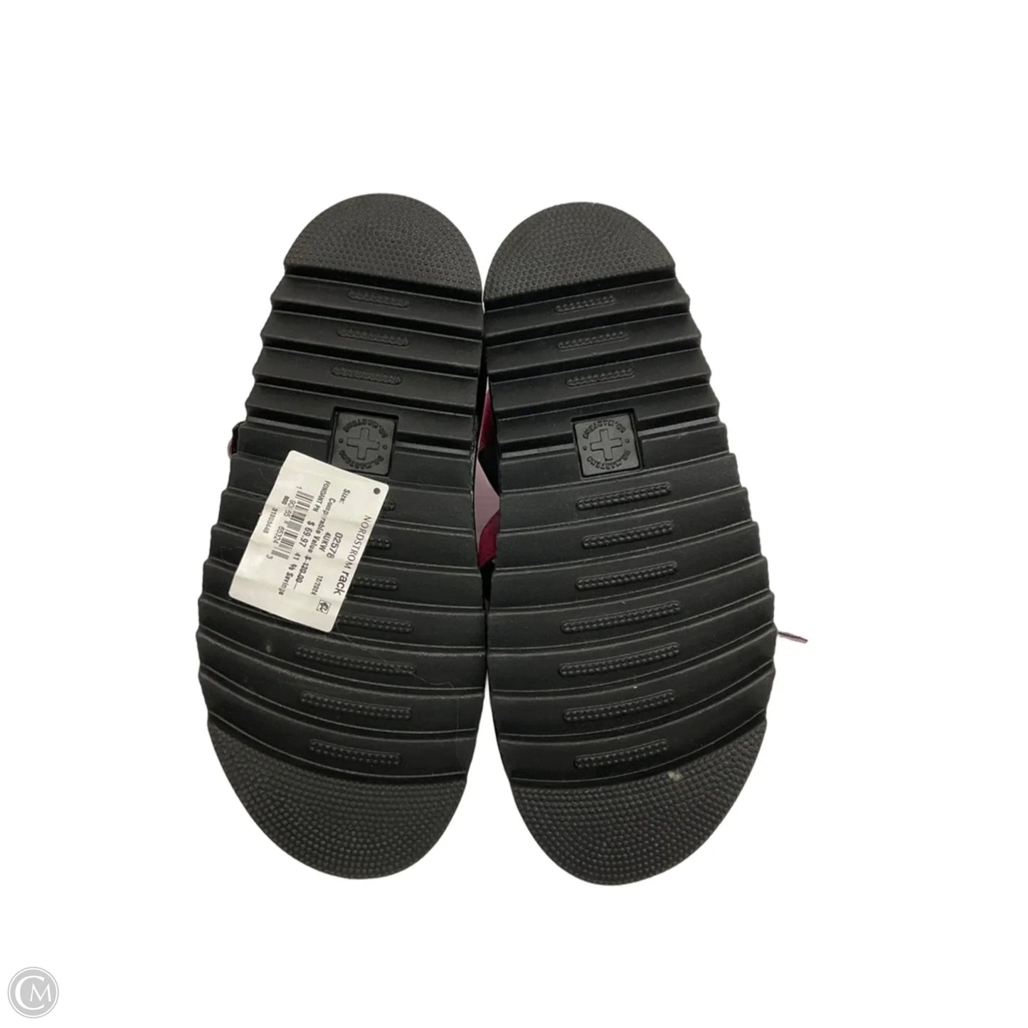 Shoes Flats By Dr Martens In Black & Pink, Size: 6