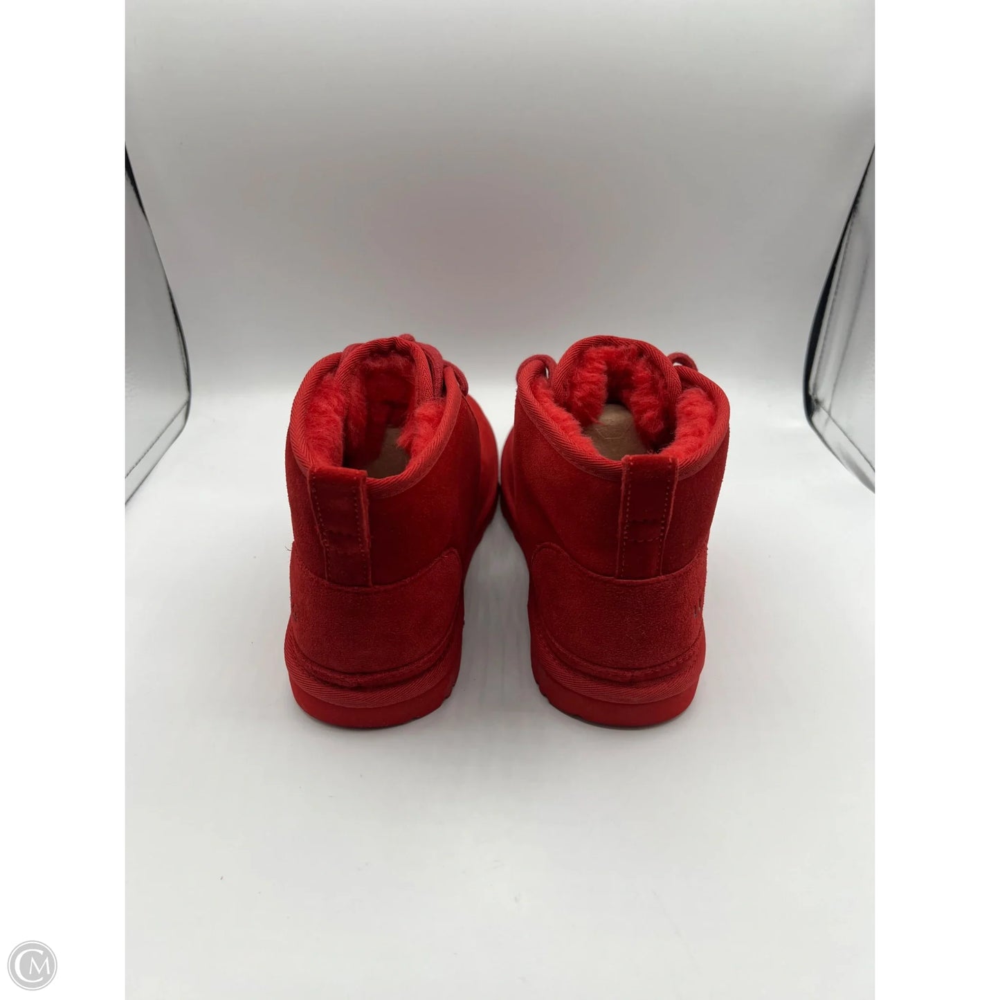 Boots Ankle Flats By Ugg In Red, Size: 6