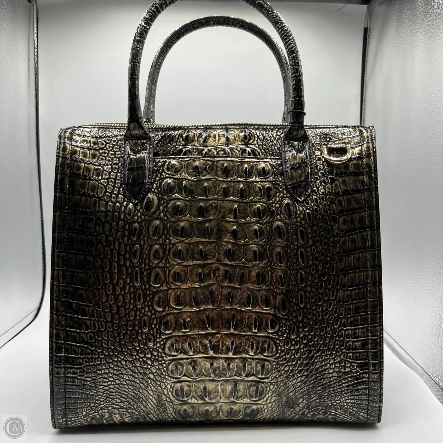 Handbag Designer By Brahmin, Size: Large