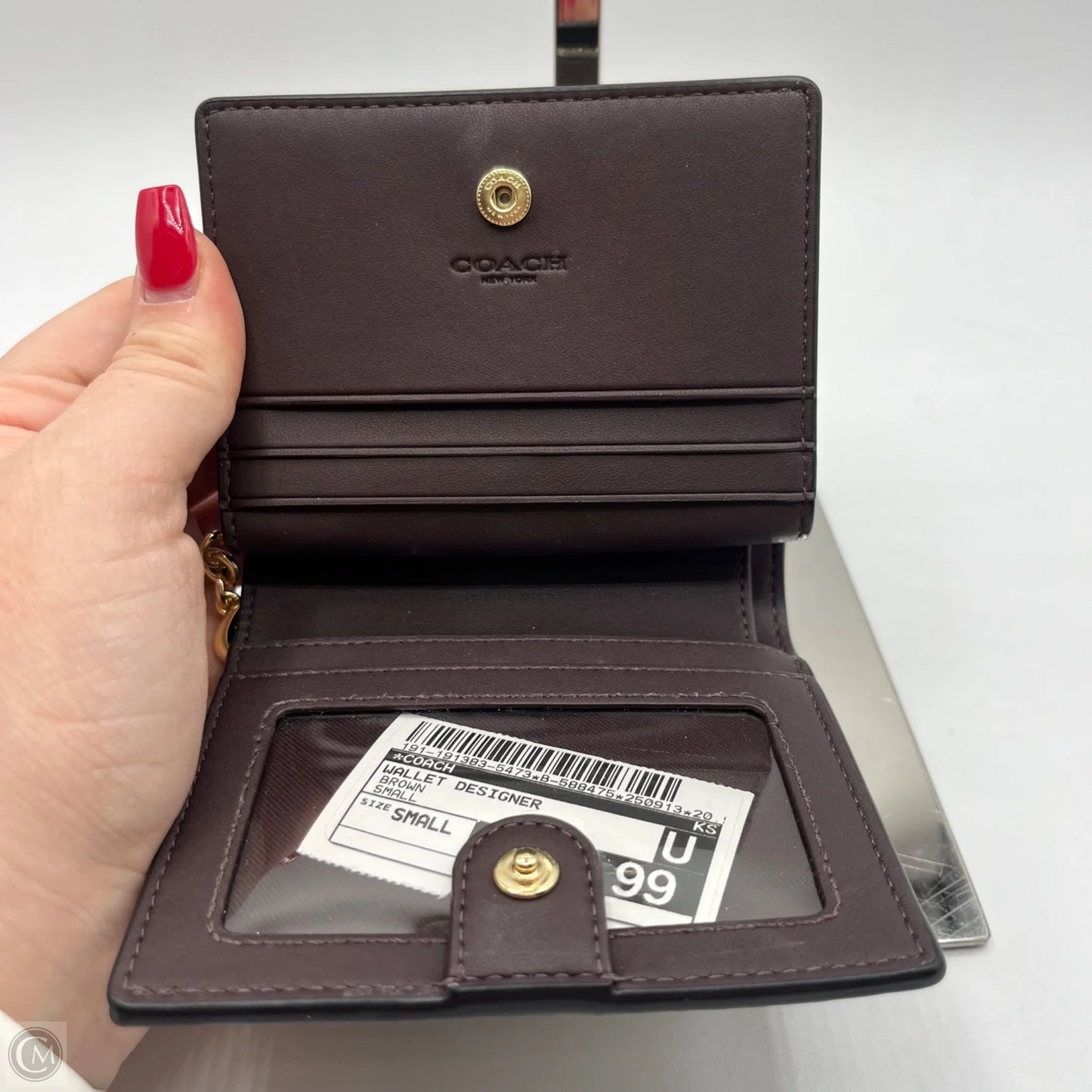 Wallet Designer By Coach, Size: Small