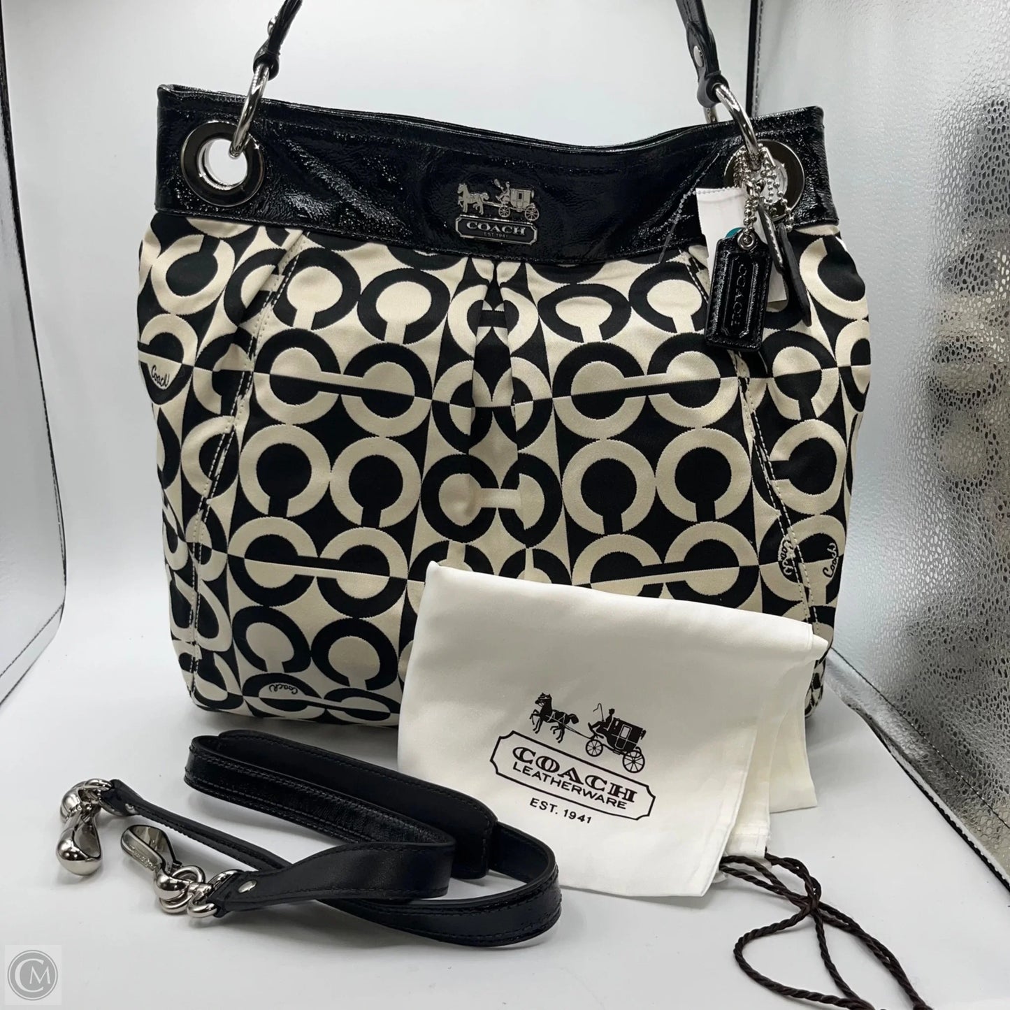 Handbag Designer By Coach, Size: Large
