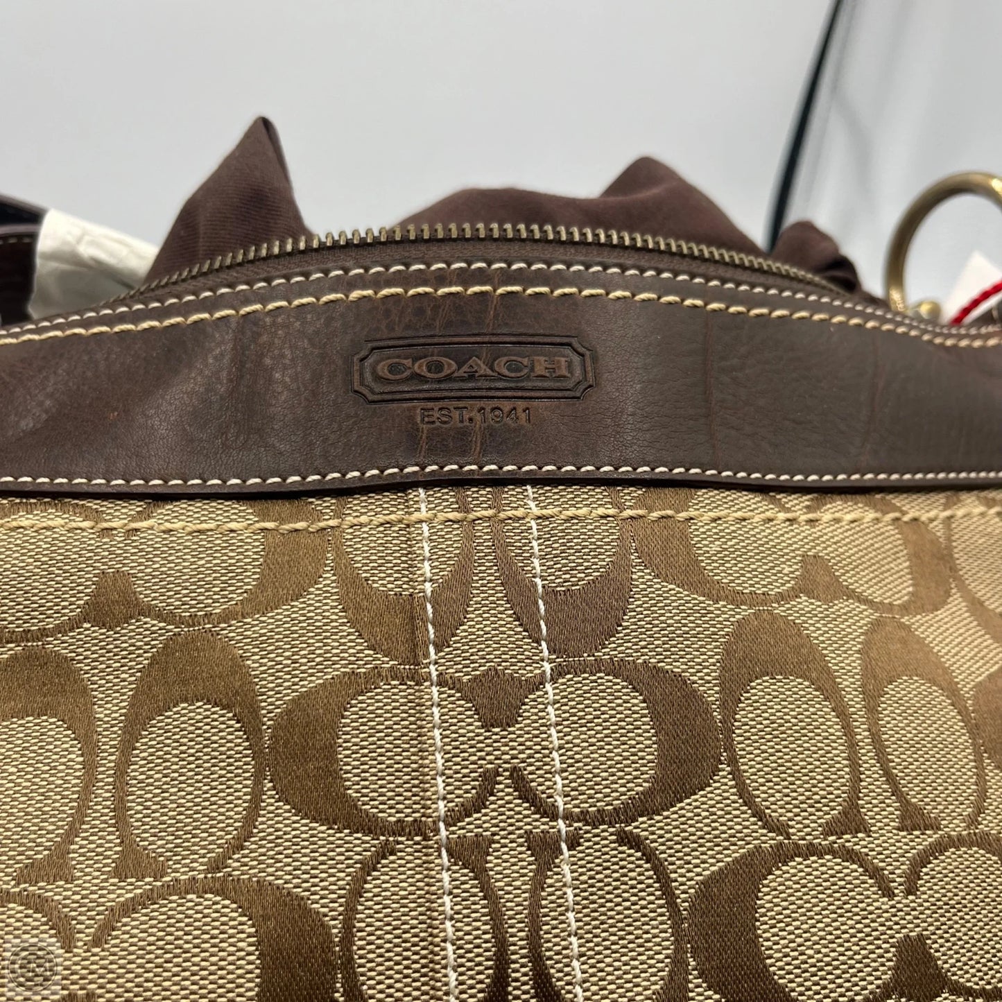 Handbag Designer By Coach, Size: Large