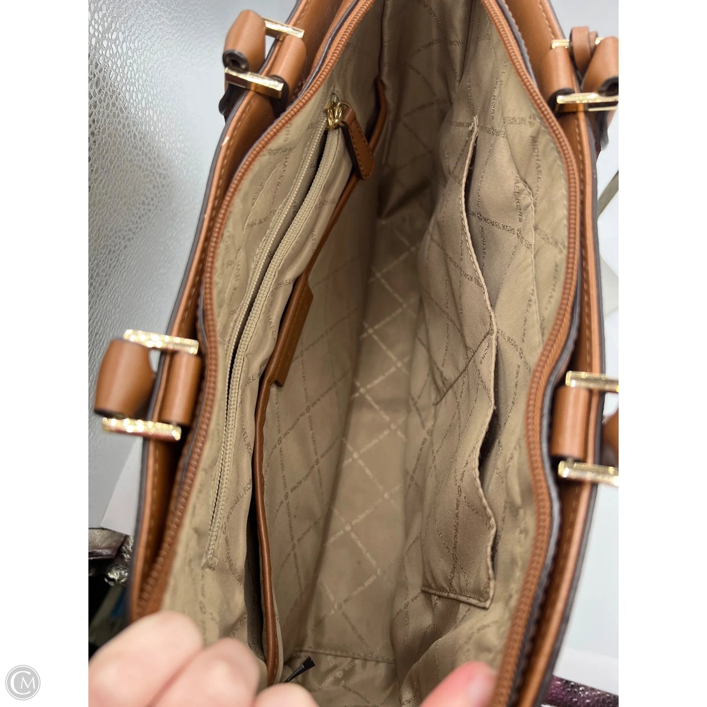 Crossbody Designer By Michael Kors, Size: Large