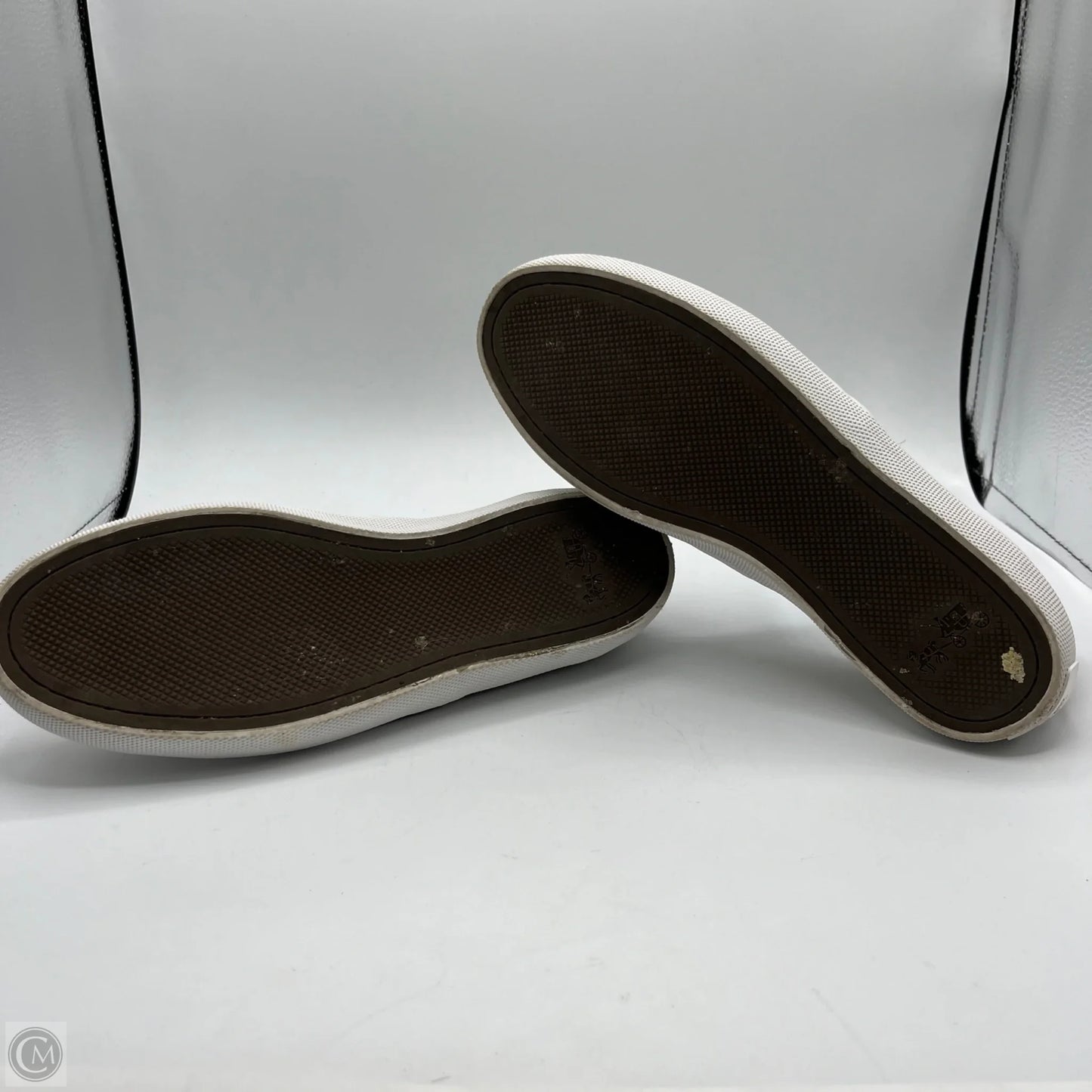 Shoes Designer By Coach In Brown & Cream, Size: 8.5