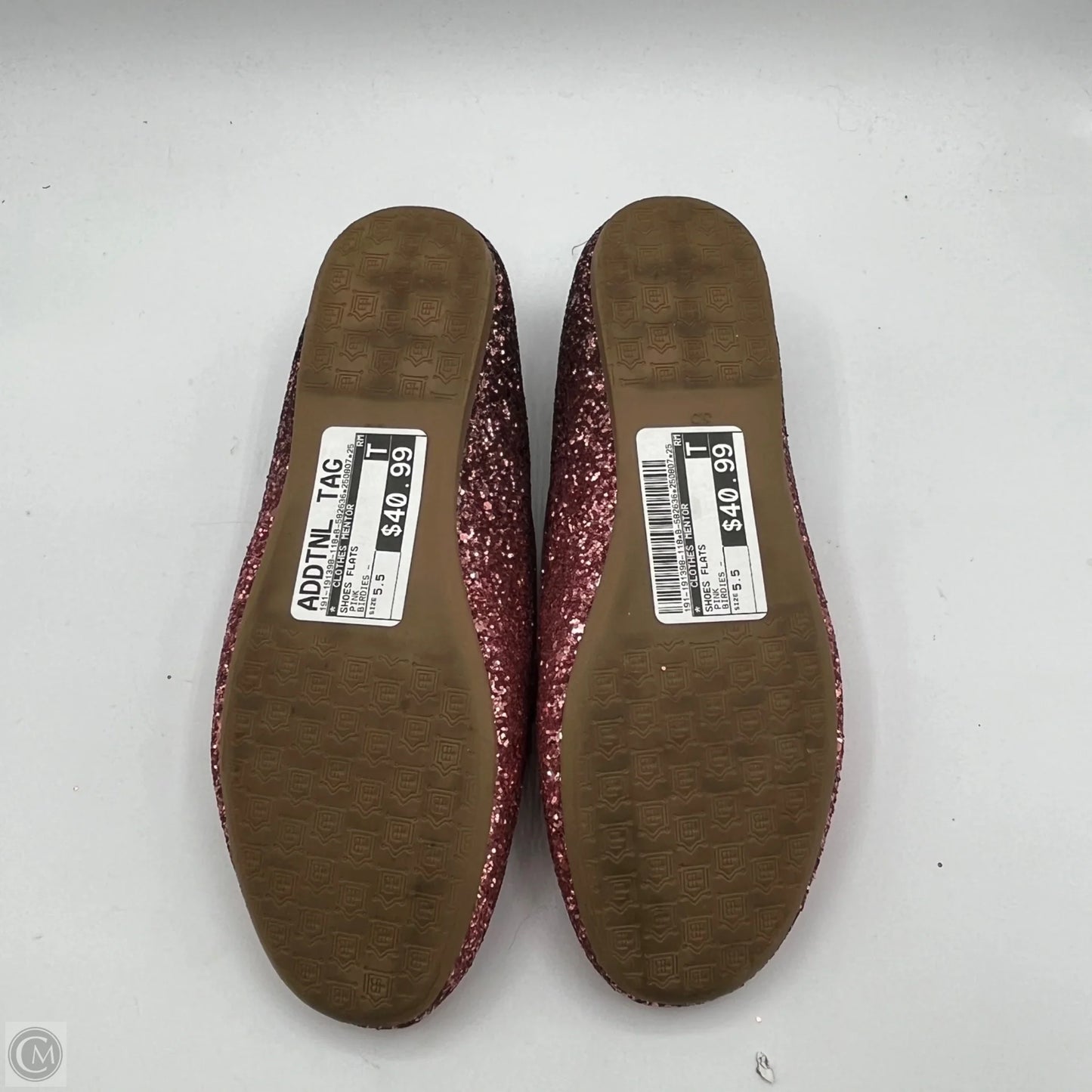 Shoes Flats By Clothes Mentor In Pink, Size: 5.5
