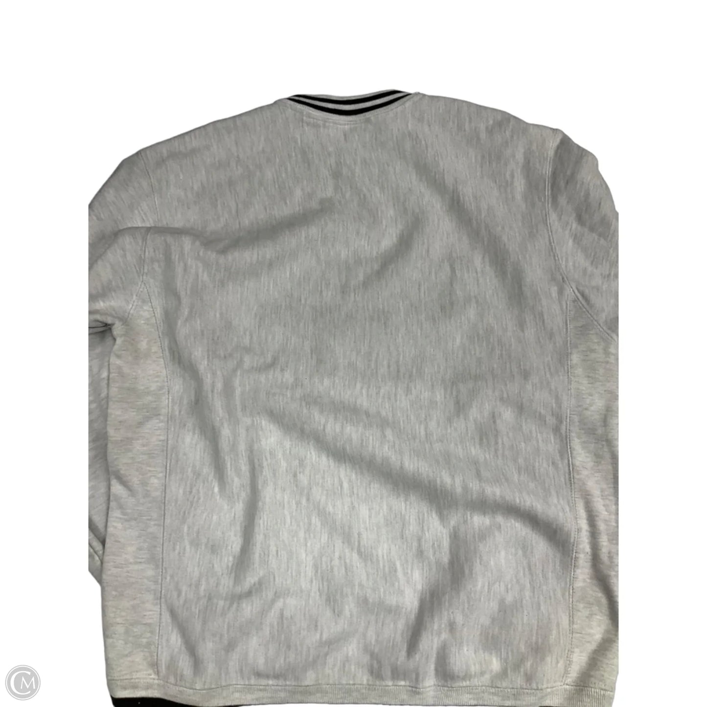 Sweatshirt Crewneck By Champion In Grey & Red, Size: M