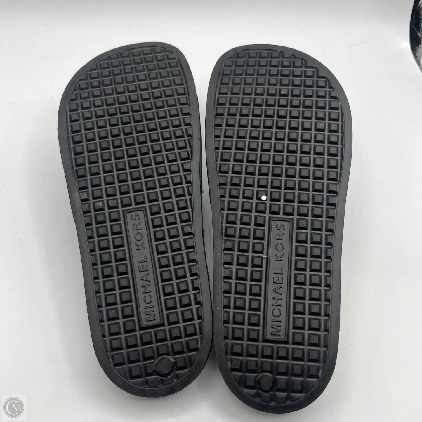 Sandals Flats By Michael By Michael Kors In Black, Size: 7