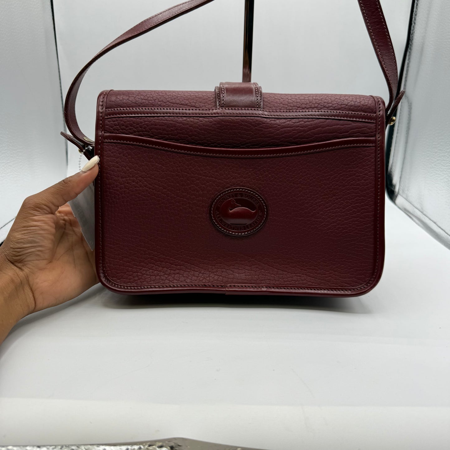 CROSSBODY DESIGNER by DOONEY AND BOURKE In MAROON, Size: SMALL