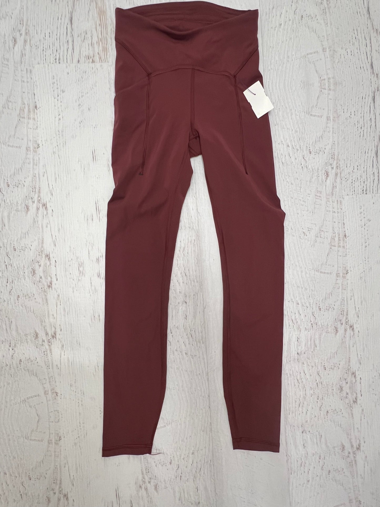 ATHLETIC LEGGINGS by LULULEMON In RED, Size: 2