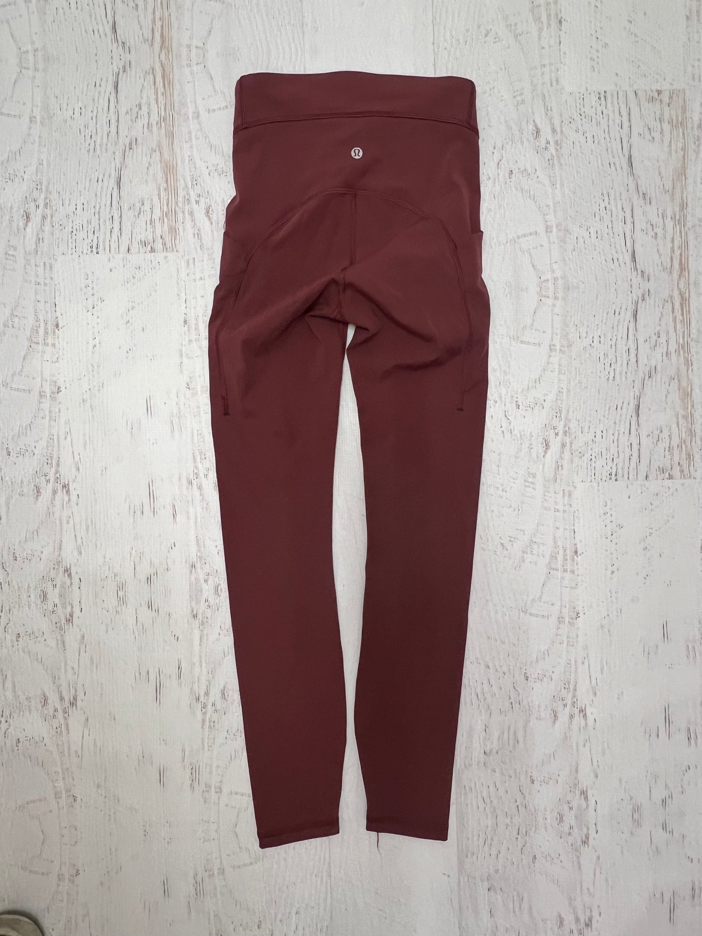 ATHLETIC LEGGINGS by LULULEMON In RED, Size: 2