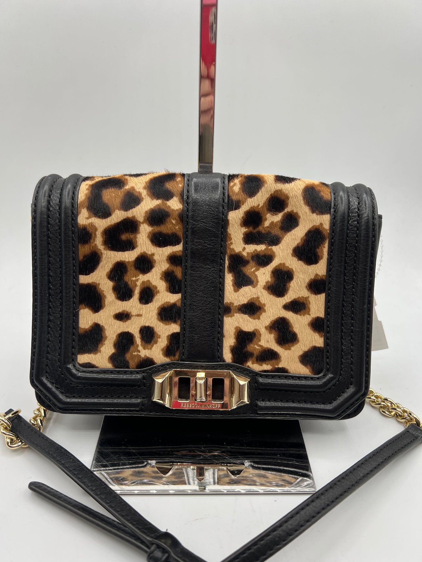 CROSSBODY DESIGNER by REBECCA MINKOFF In ANIMAL PRINT, Size: SMALL