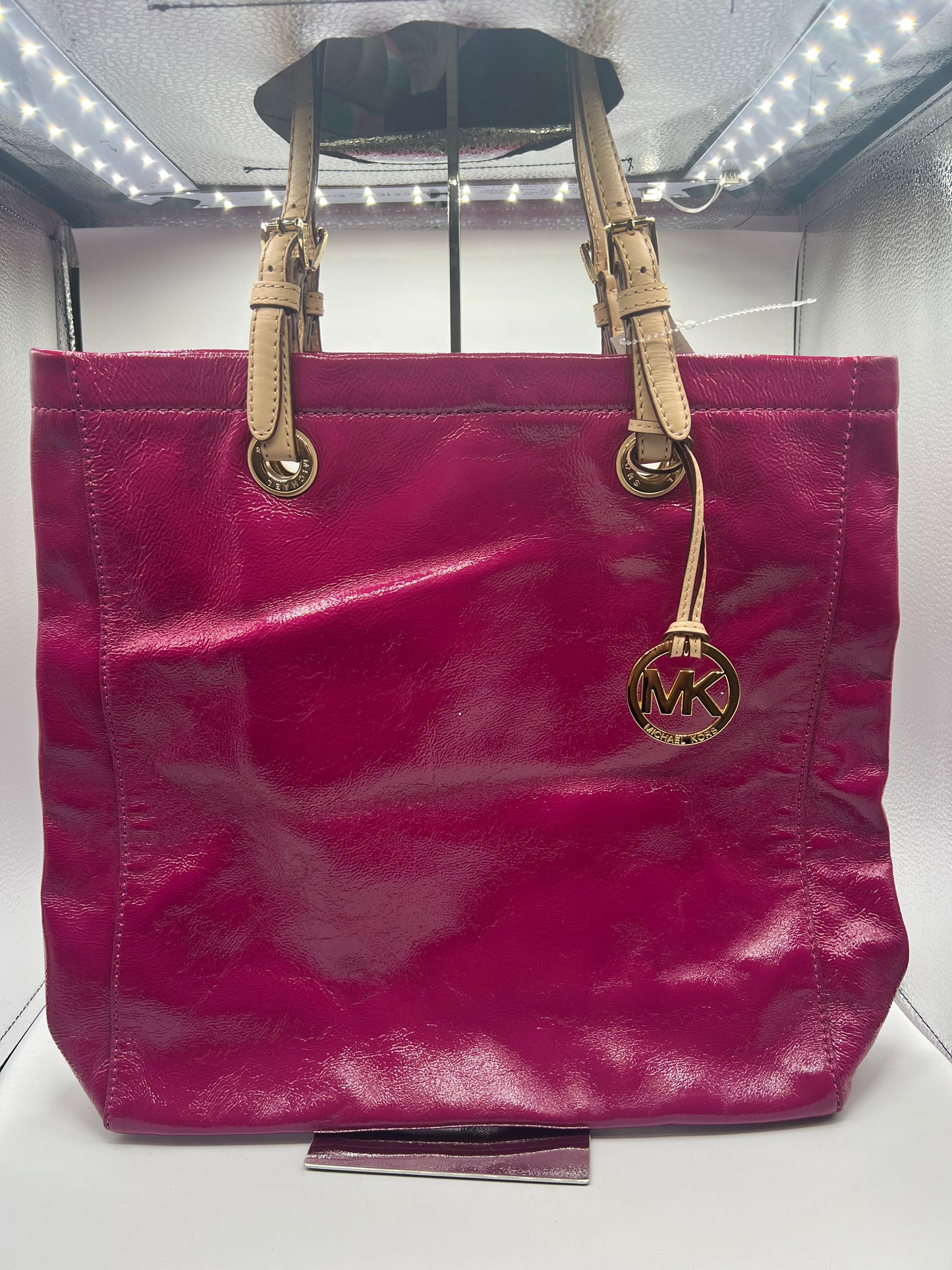 HANDBAG DESIGNER by MICHAEL KORS In PINK, Size: MEDIUM
