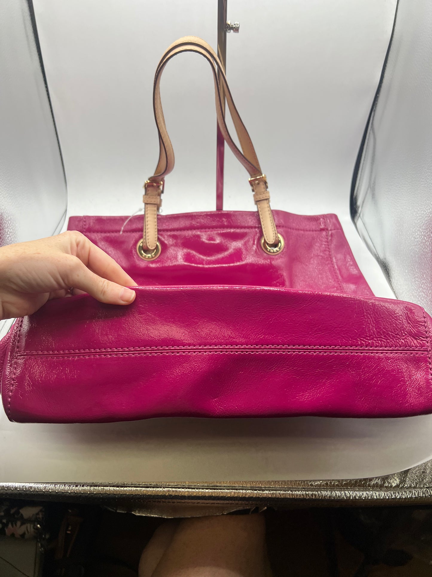 HANDBAG DESIGNER by MICHAEL KORS In PINK, Size: MEDIUM