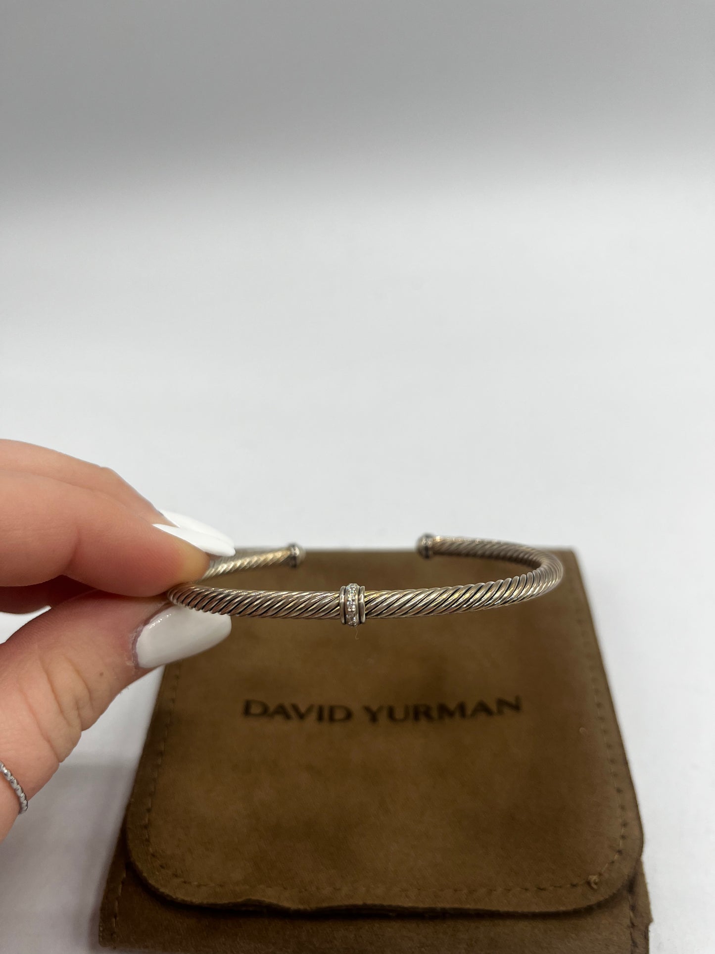 ***RESERVED FOR INVOICE*** BRACELET LUXURY DESIGNER by DAVID YURMAN In SILVER