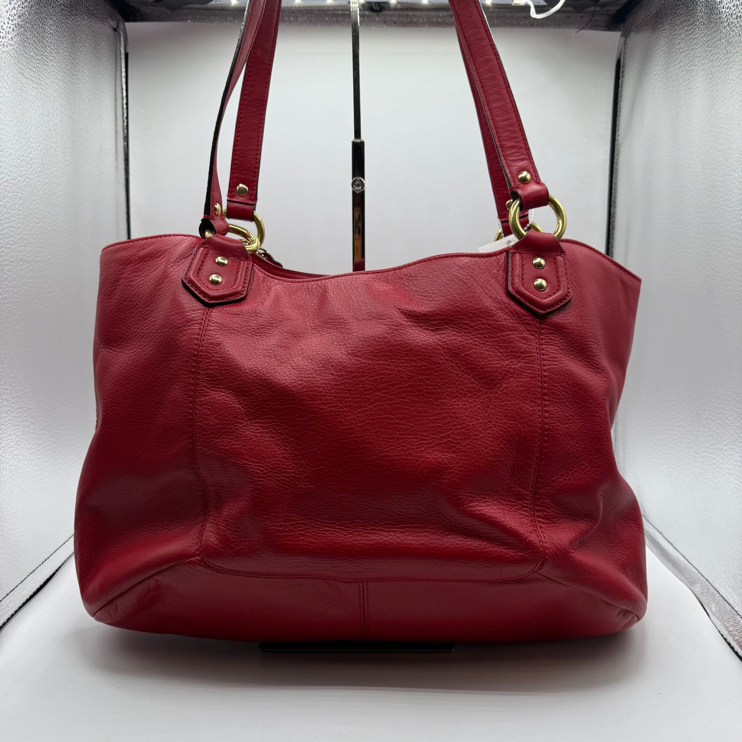 HANDBAG DESIGNER by COACH In RED, Size: MEDIUM