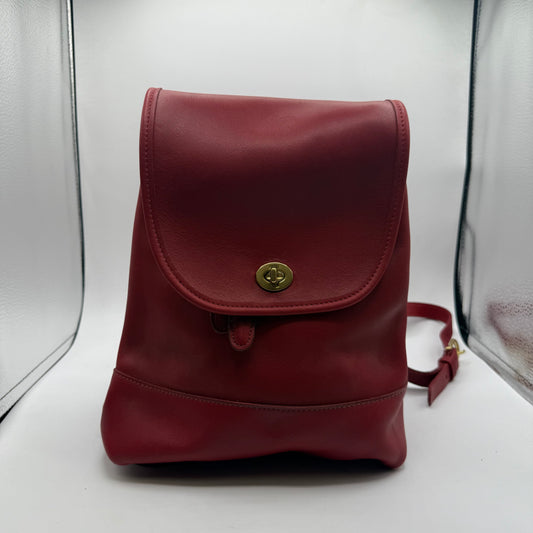 BACKPACK DESIGNER by COACH In RED, Size: MEDIUM