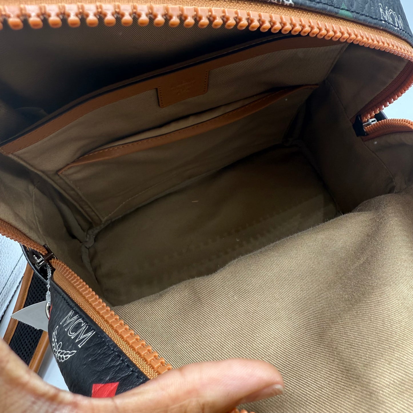 BACKPACK LUXURY DESIGNER by MCM In MULTI, Size: LARGE