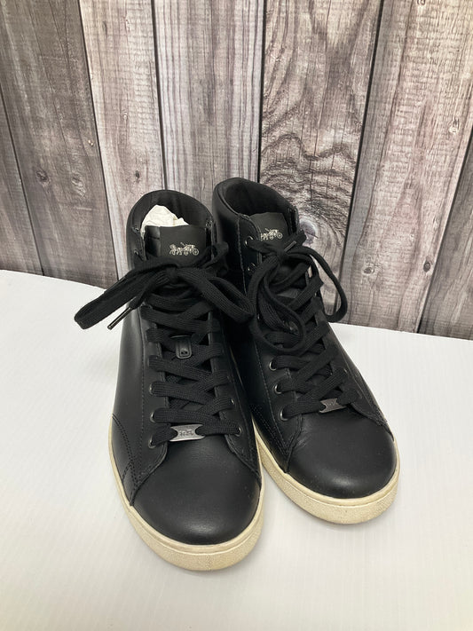 Black Shoes Sneakers Coach, Size 11