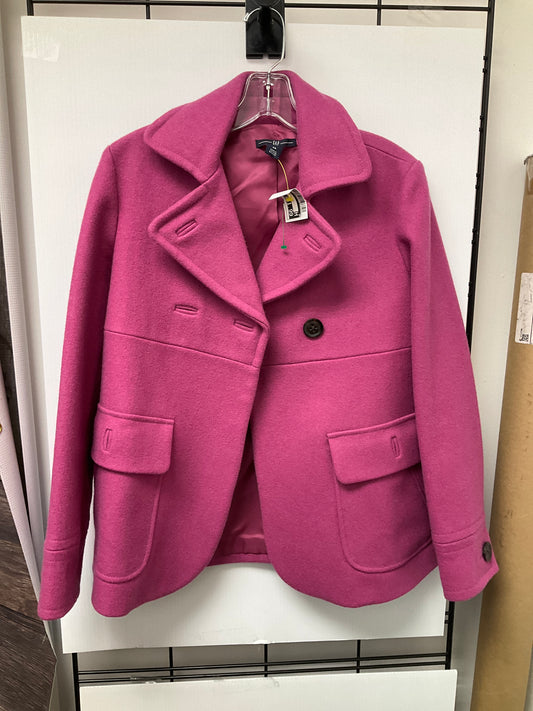 Coat Peacoat By Gap In Pink, Size: Xs