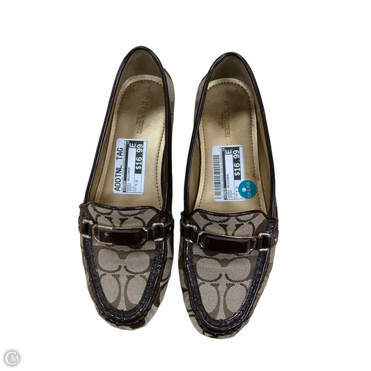 Shoes Designer By Coach In Brown, Size: 7.5