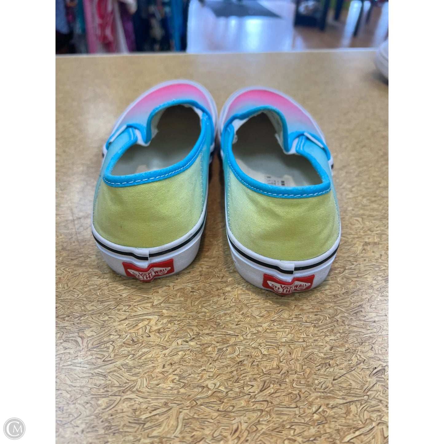 Shoes Flats By Vans In Multi-colored, Size: 6.5