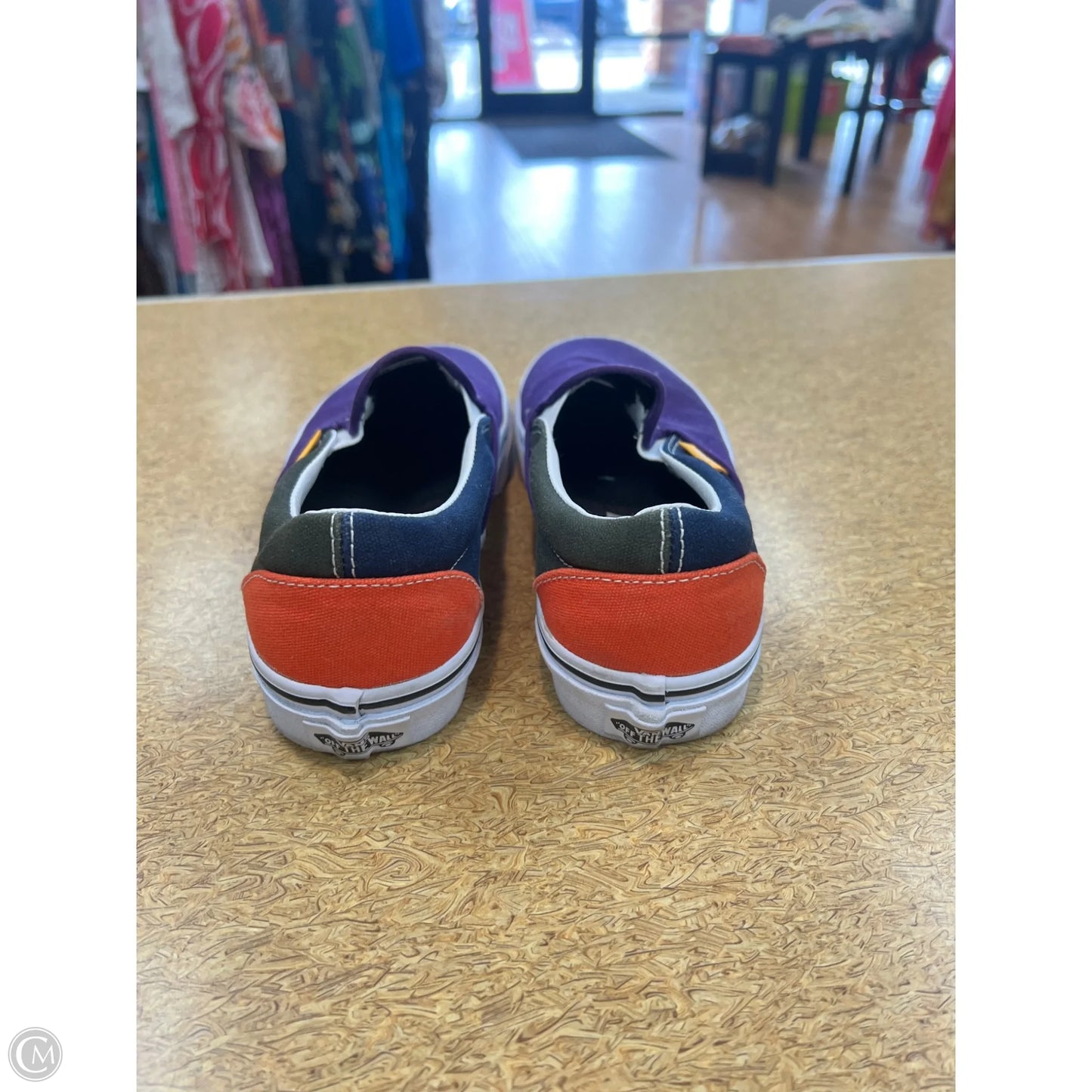 Shoes Flats By Vans In Purple, Size: 5