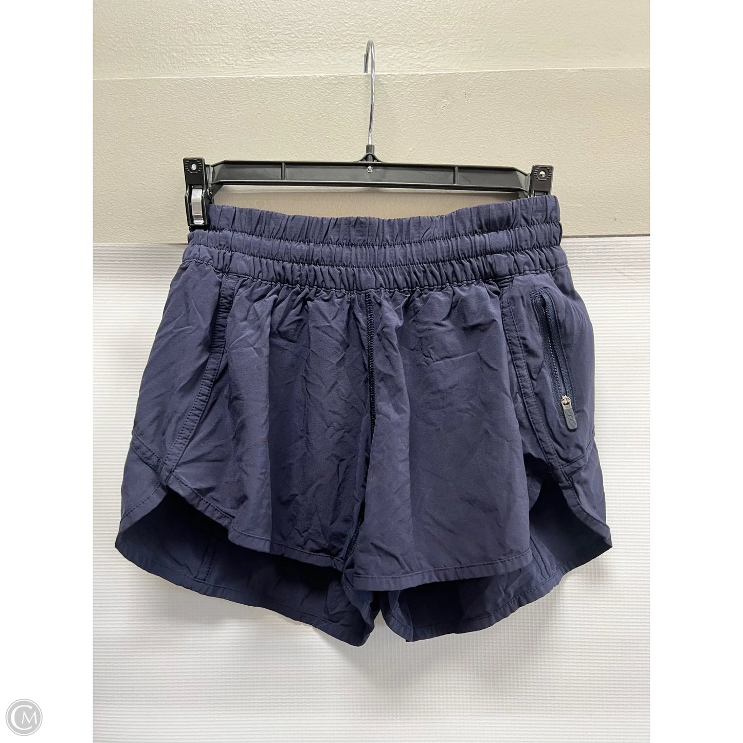 Athletic Shorts By Lululemon In Blue, Size: 6