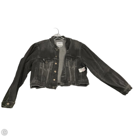 Jacket Denim By Vervet In Black, Size: L