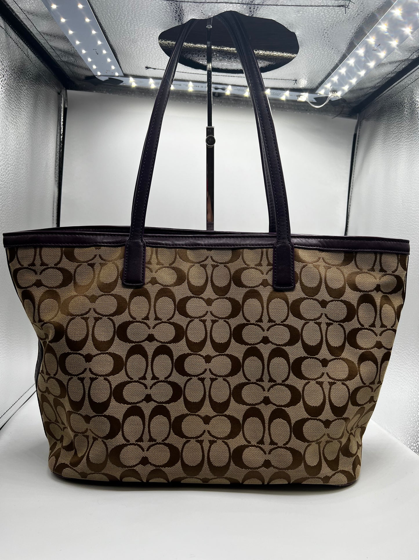 Handbag Designer By Coach, Size: Medium