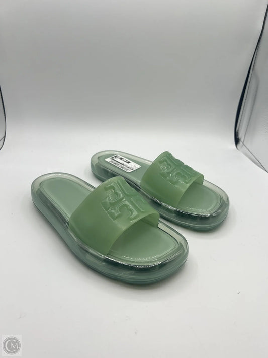 Sandals Designer By Tory Burch In Green, Size: 5