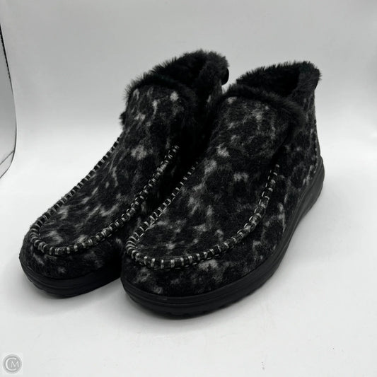 Boots Snow By Hey Dude In Animal Print, Size: 7