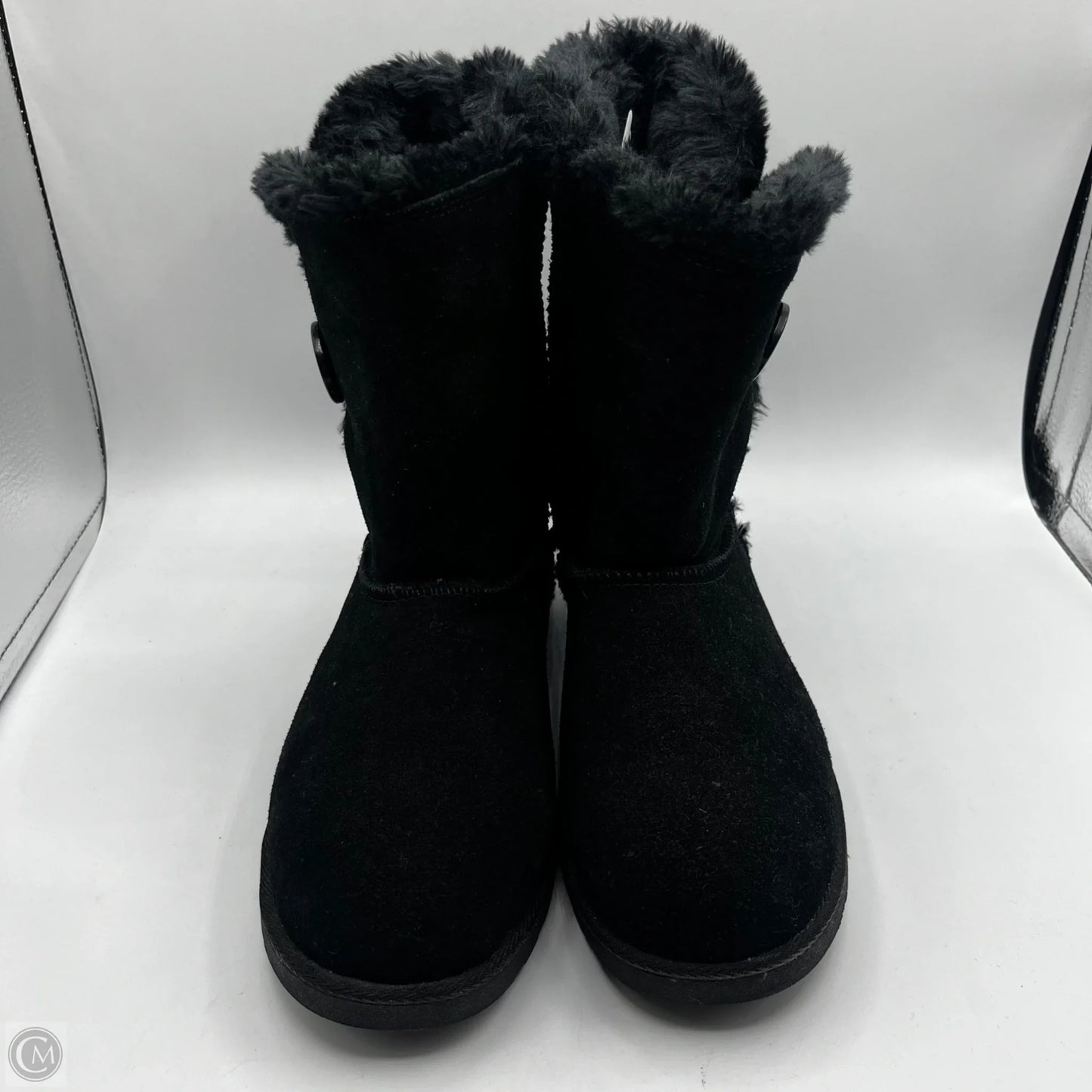 Boots Snow By Clothes Mentor In Black, Size: 8