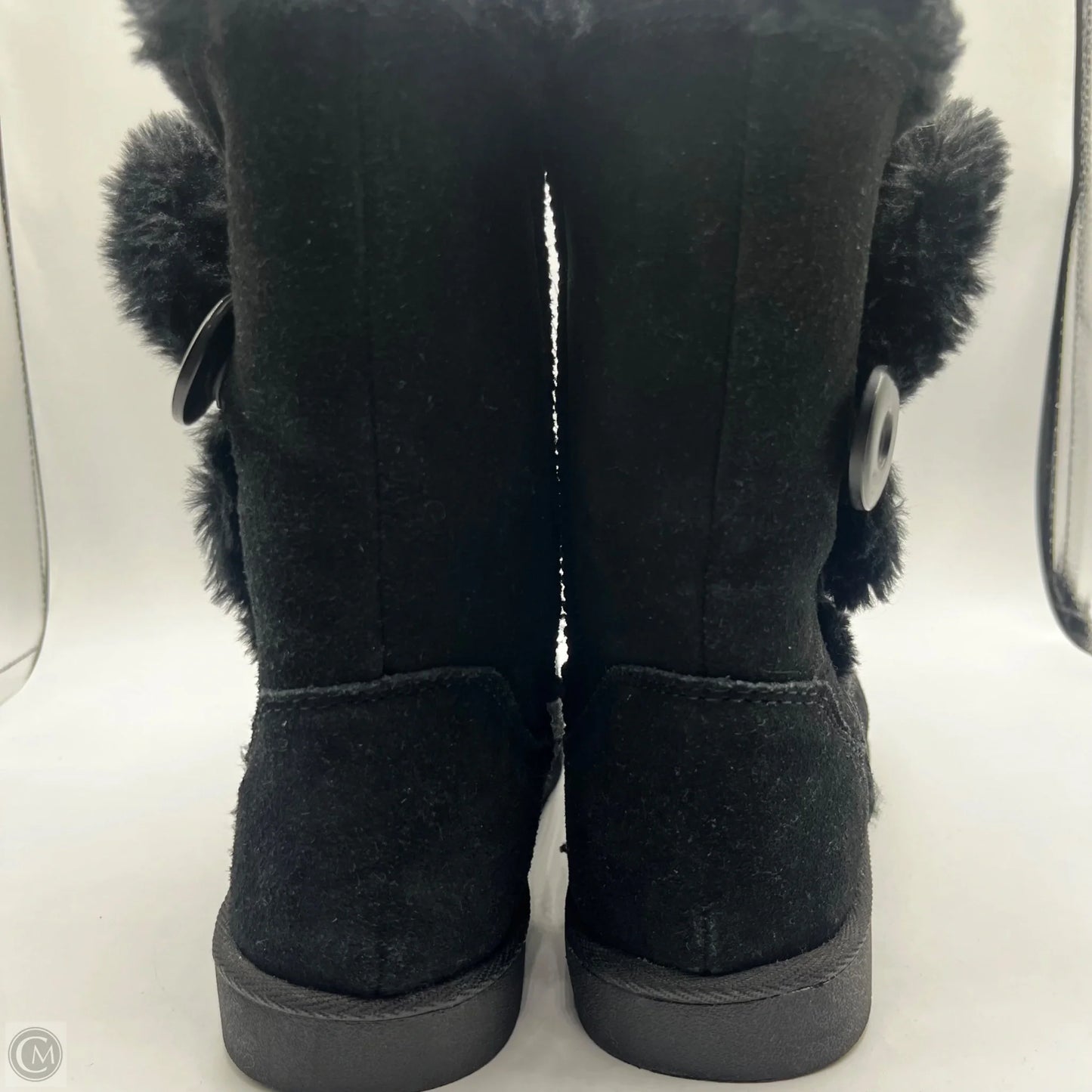 Boots Snow By Clothes Mentor In Black, Size: 8