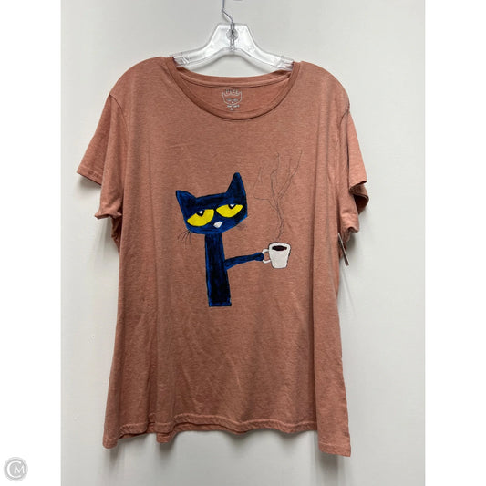 Top Short Sleeve By Clothes Mentor In Red, Size: 2x