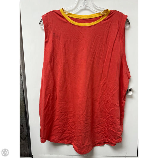 Top Sleeveless By Lululemon In Red, Size: Xl