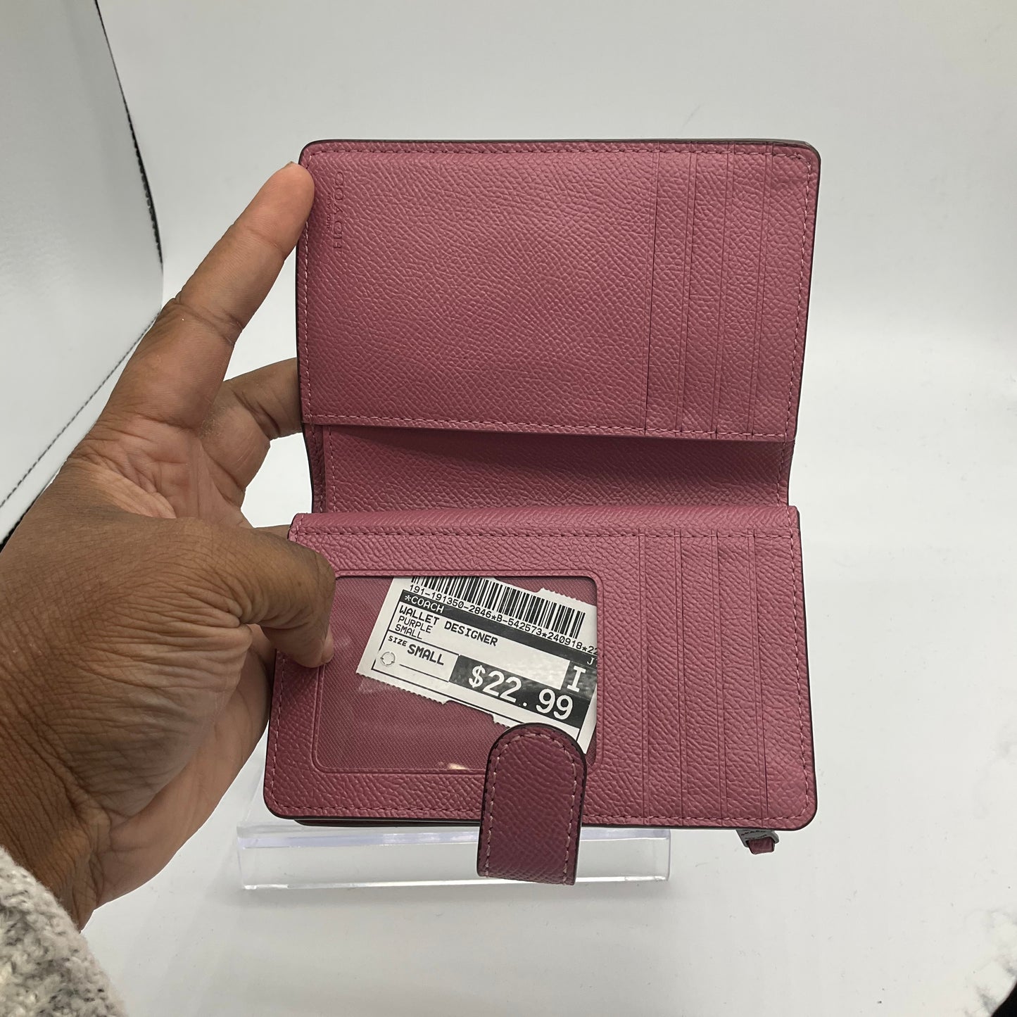 Wallet Designer By Coach, Size: Small