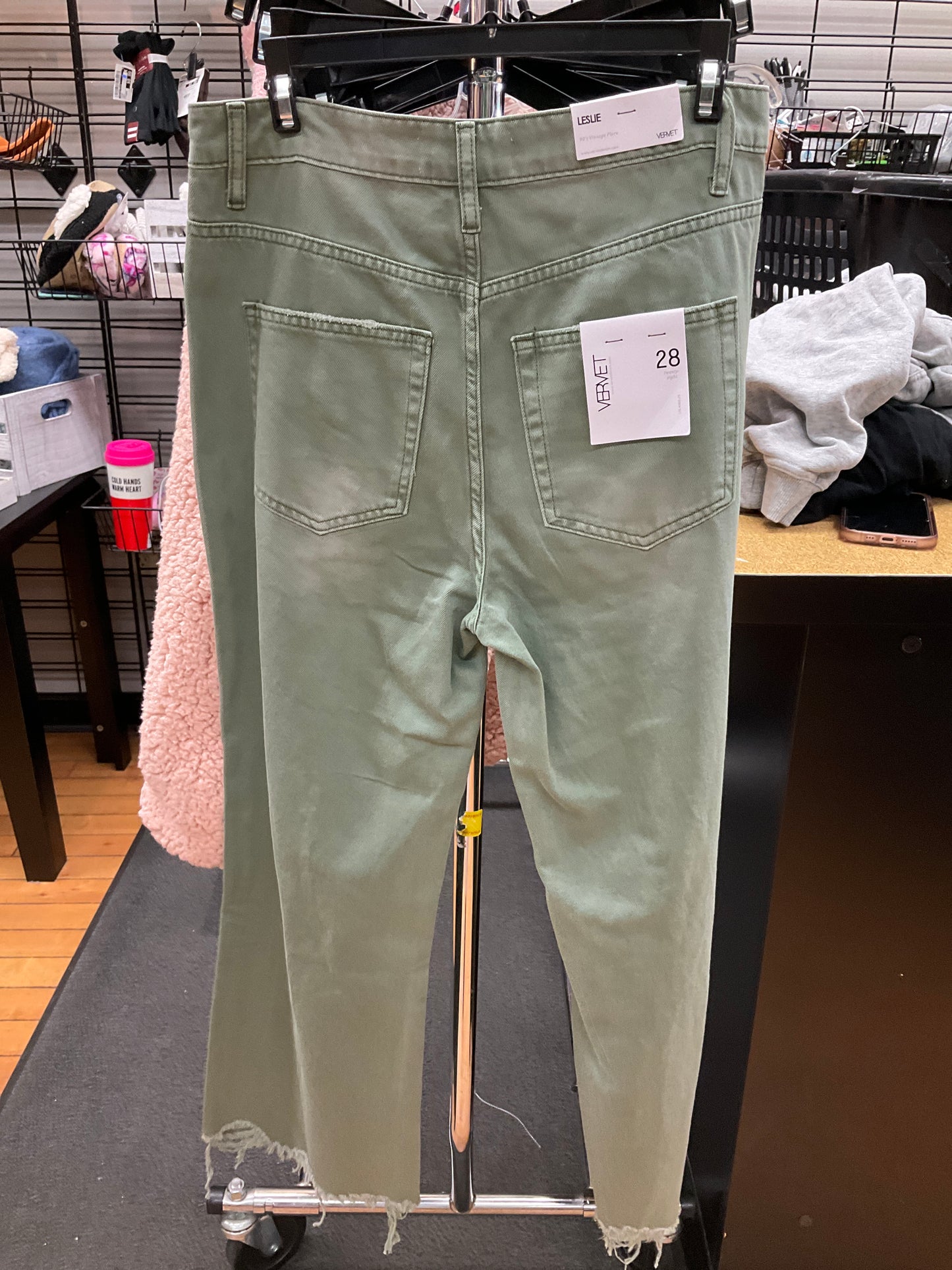 Jeans Flared By Vervet In Green, Size: 6