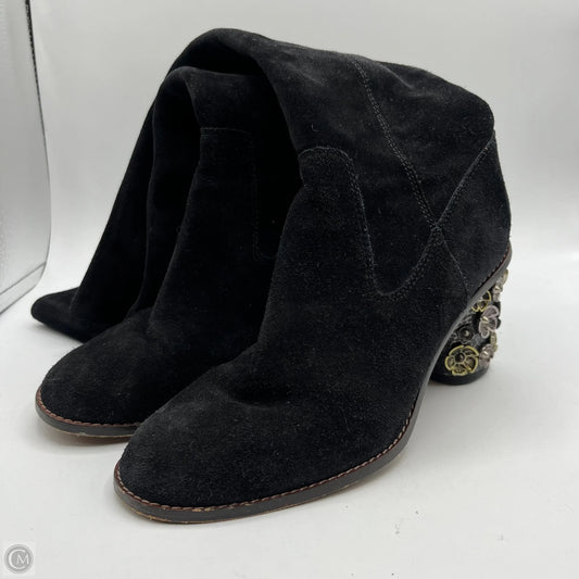 Boots Designer By Coach In Black, Size: 8