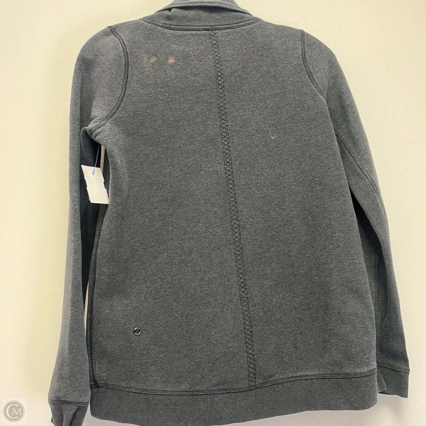 Sweatshirt Collar By Lululemon In Grey, Size: S