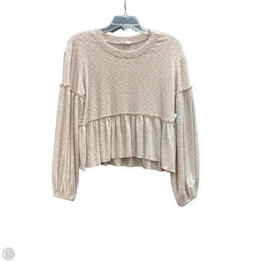 Top Long Sleeve By Altard State In Pink, Size: S