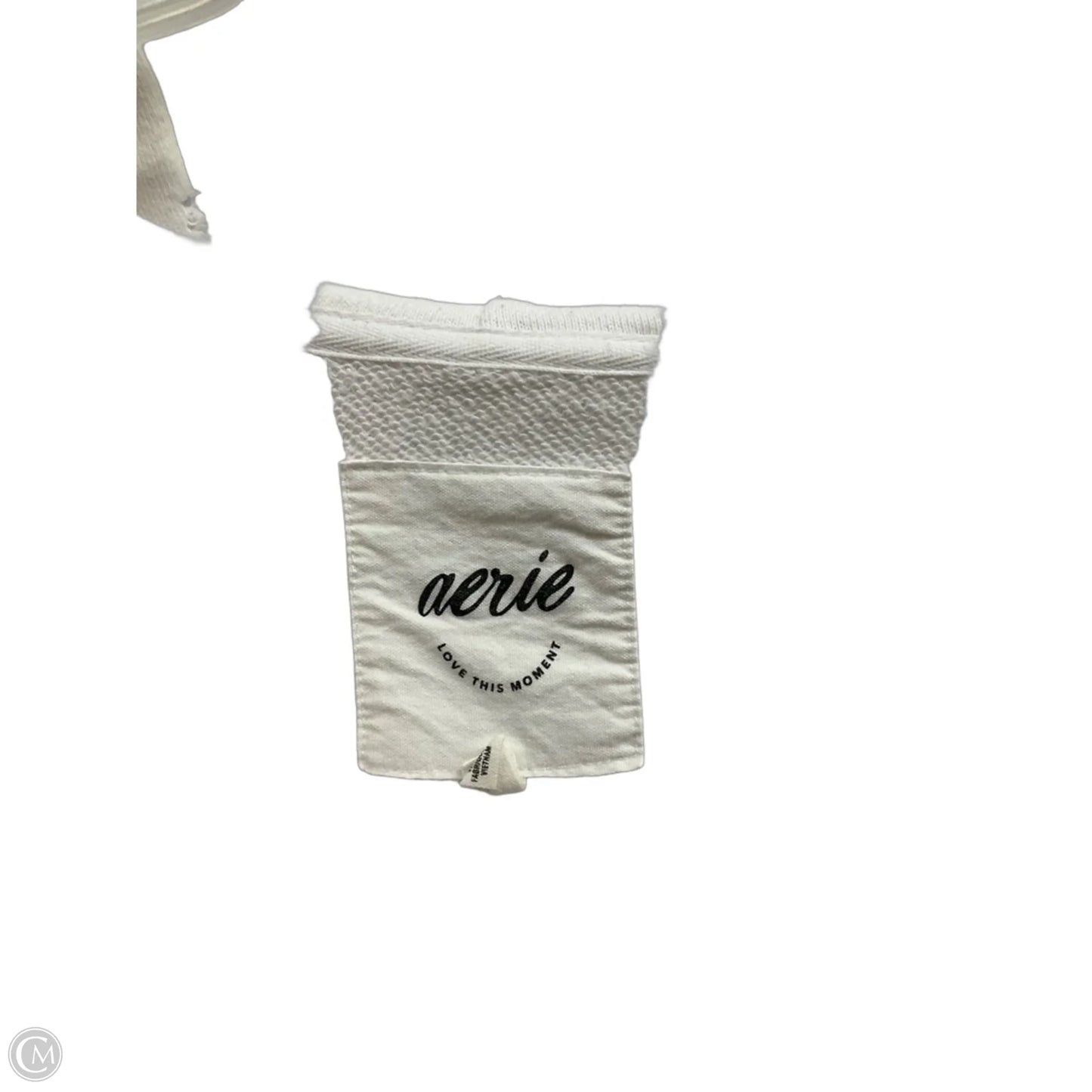 Sweatshirt Hoodie By Aerie In White, Size: M